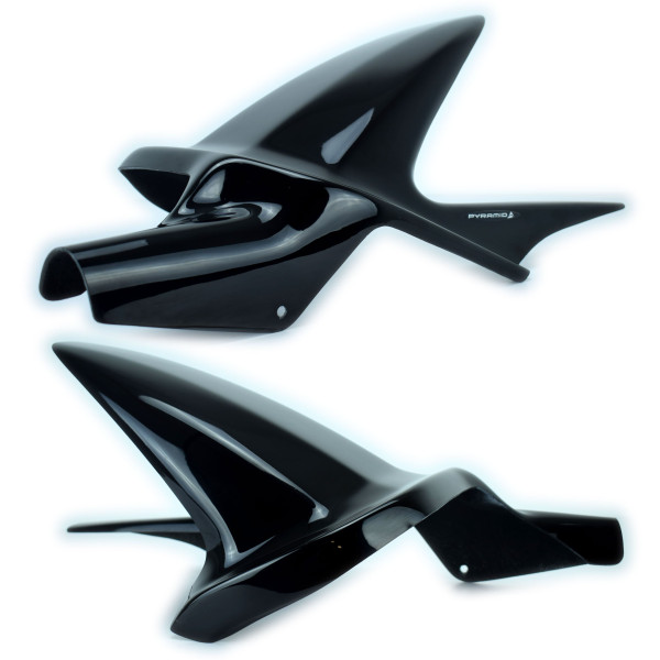 Pyramid Plastics Pyramid hugger | gloss black | kawasaki zx9-r 2002>2004